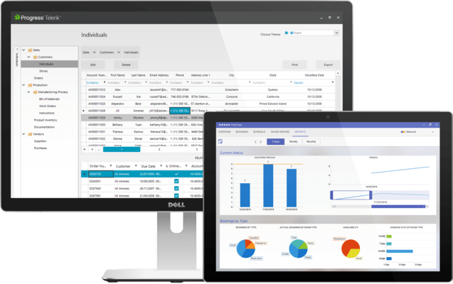 Screenshot von Telerik UI for WinForms